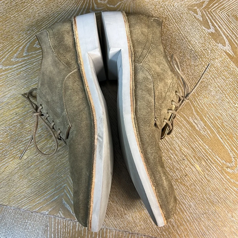 JOHN VARVATOS Men's Brown Derby Shoes 10.5